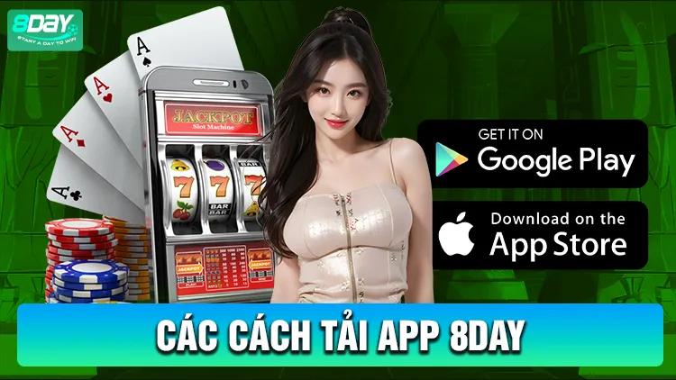 Các cách tải app 8Day